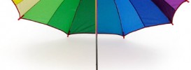 Цветовая гамма на зонтике